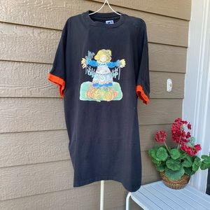 Vintage men’s/ unisex design fall t- shirt “ Harvest time” print, size XL